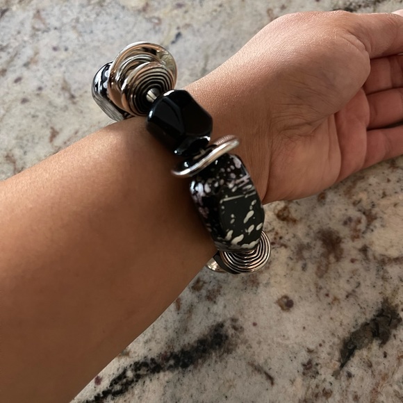 Paparazzi Glaze Glory Black Blockbuster Bracelet New ππΊπ - Picture 3 of 6